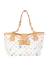 Annie MM, &pound;995, Handbags, Tan/White, Coated Canvas, Front view